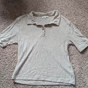 Z Supply Cropped Women's Collared Shirt